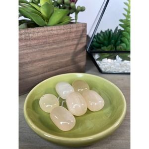 Lemon Calcite Intuitively Chosen Tumbled Stones Crystals